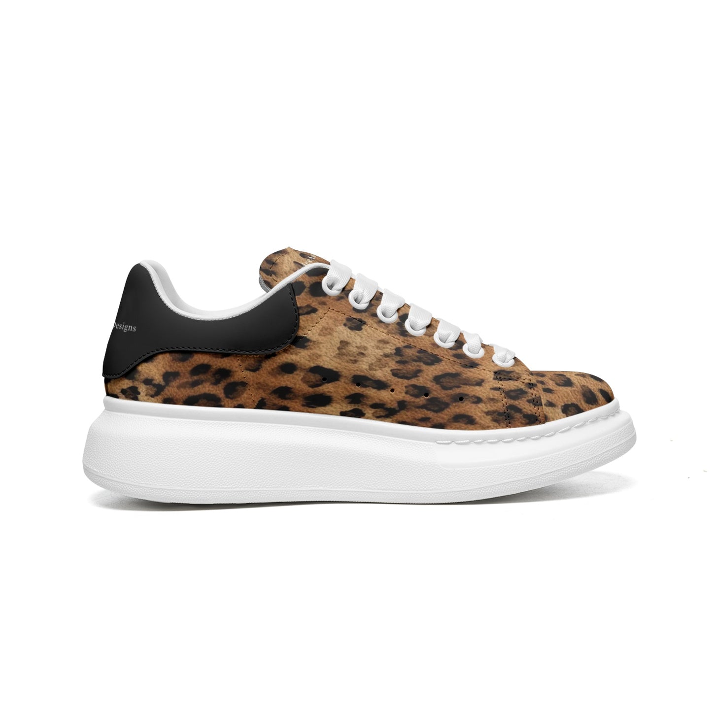Oversized Sneaker - Brown Leopard