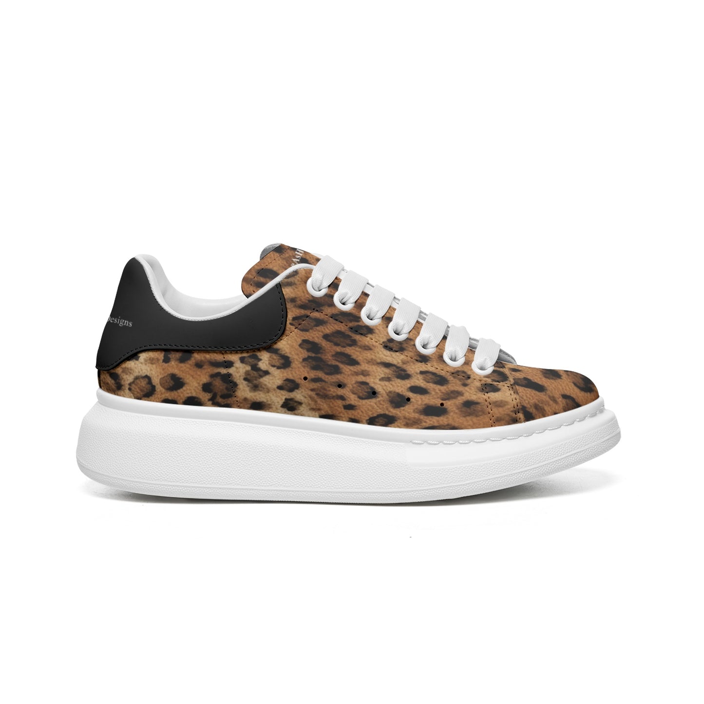 Oversized Sneaker - Brown Leopard