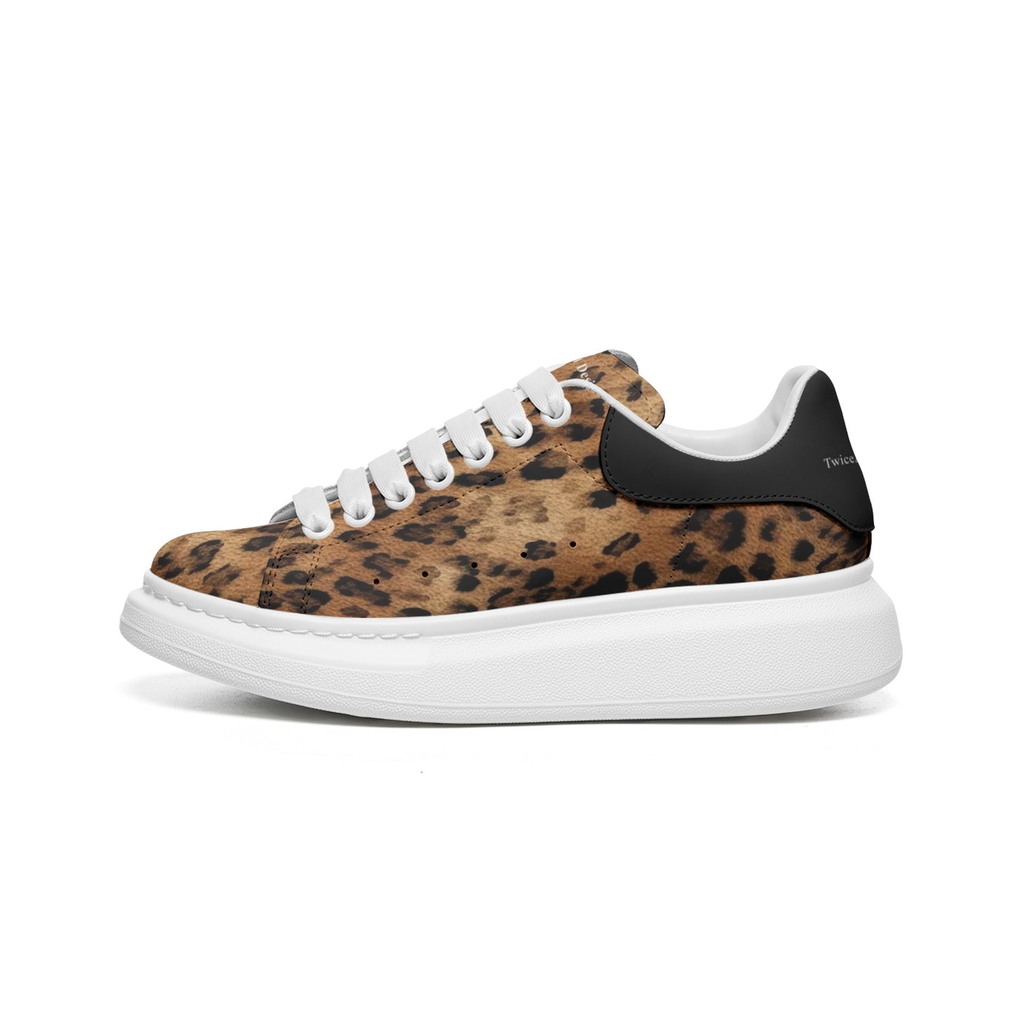 Oversized Sneaker - Brown Leopard