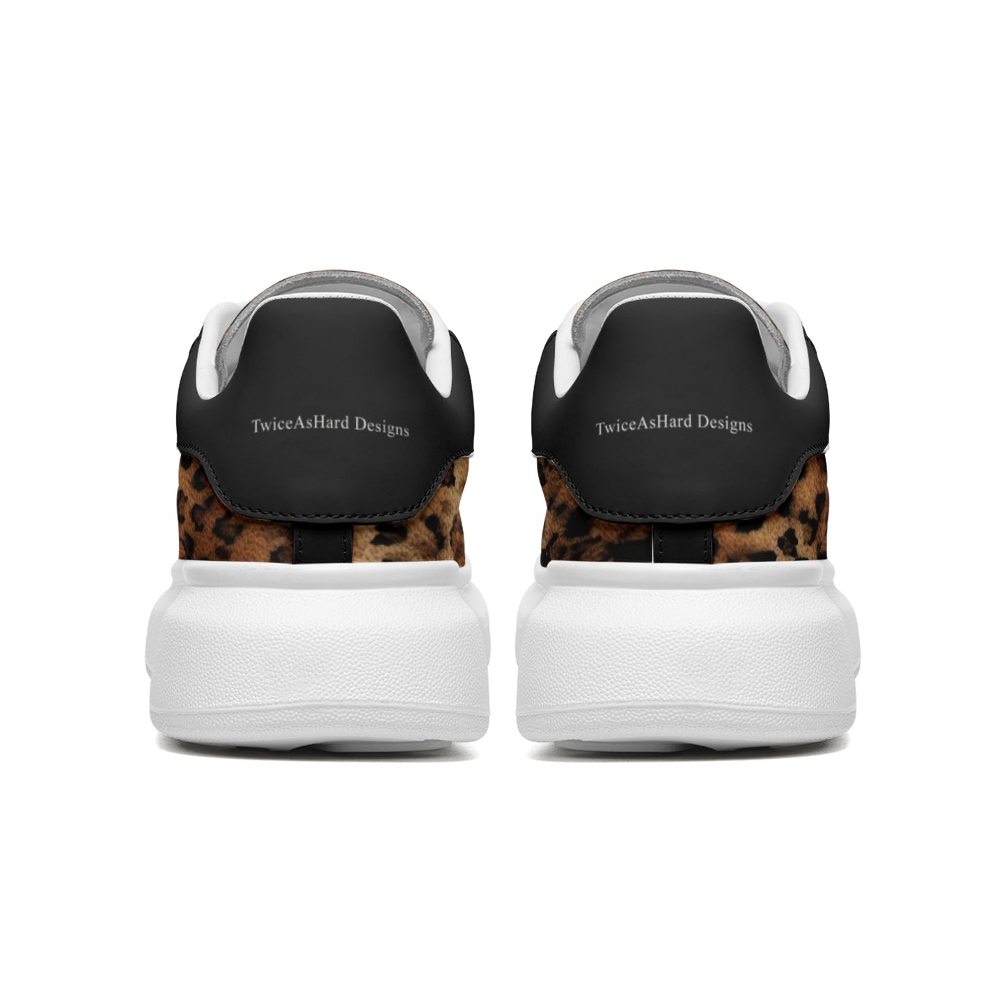Oversized Sneaker - Brown Leopard