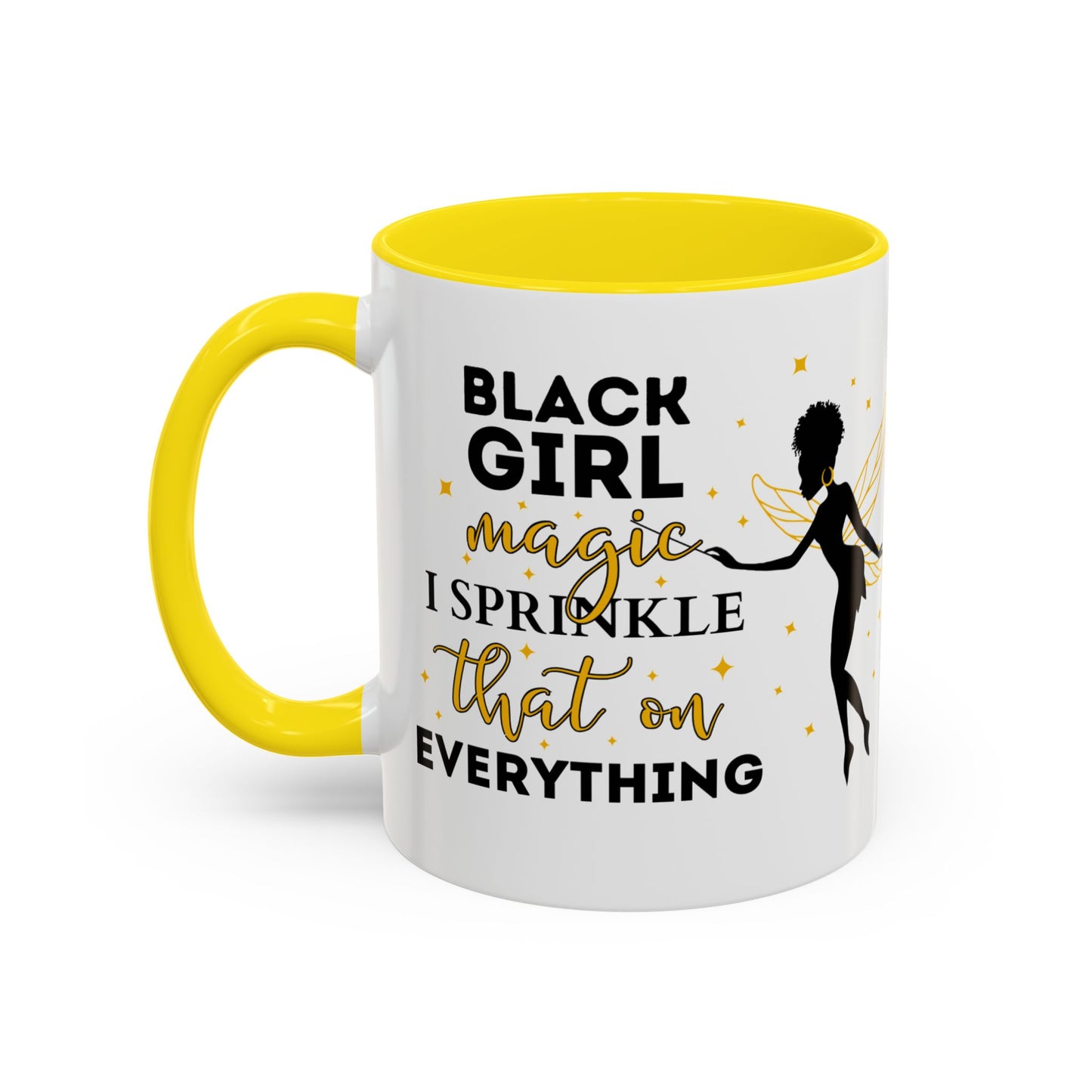 Black Girl Magic Mug, 2-Sided & Personalized