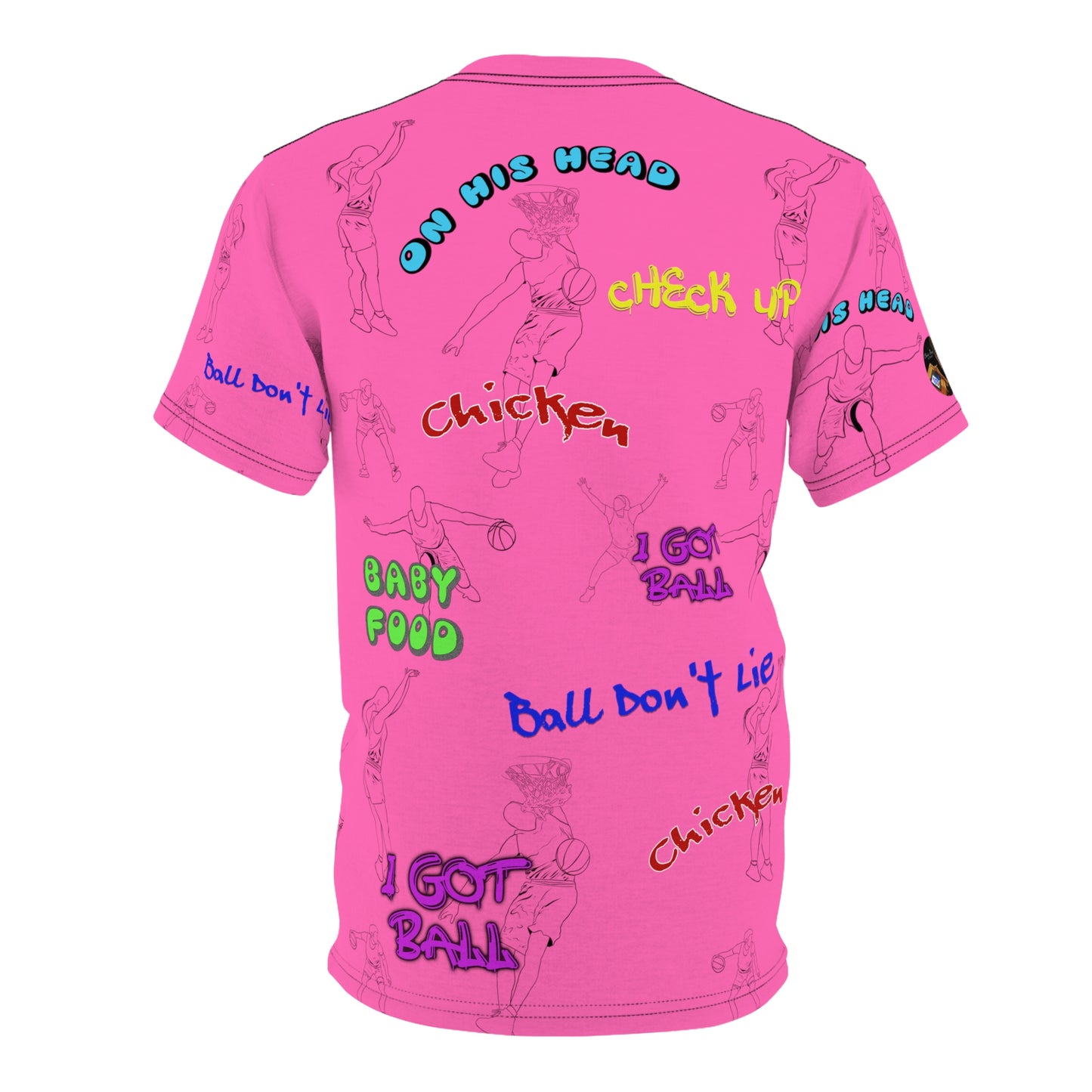 Baller Talk That Talk T-Shirt - Hot Pink