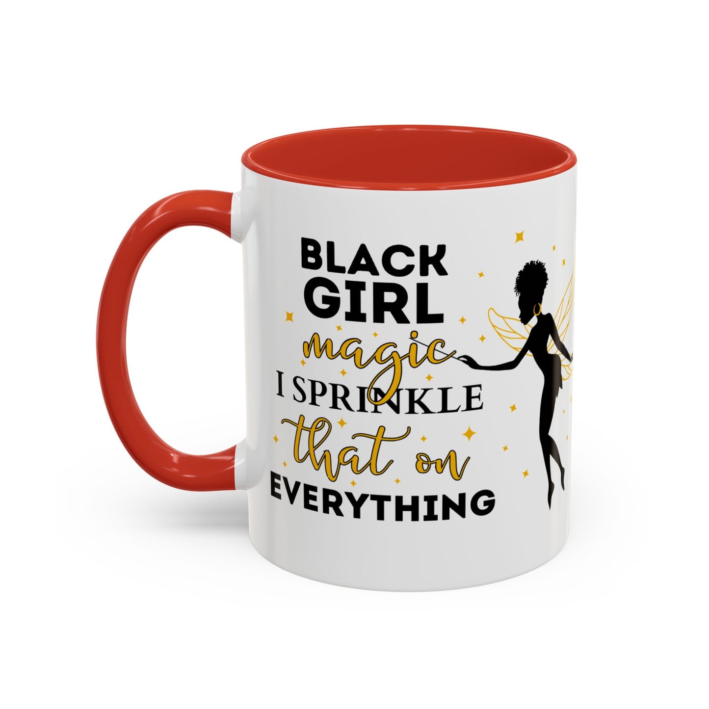 Black Girl Magic Mug, 2-Sided & Personalized
