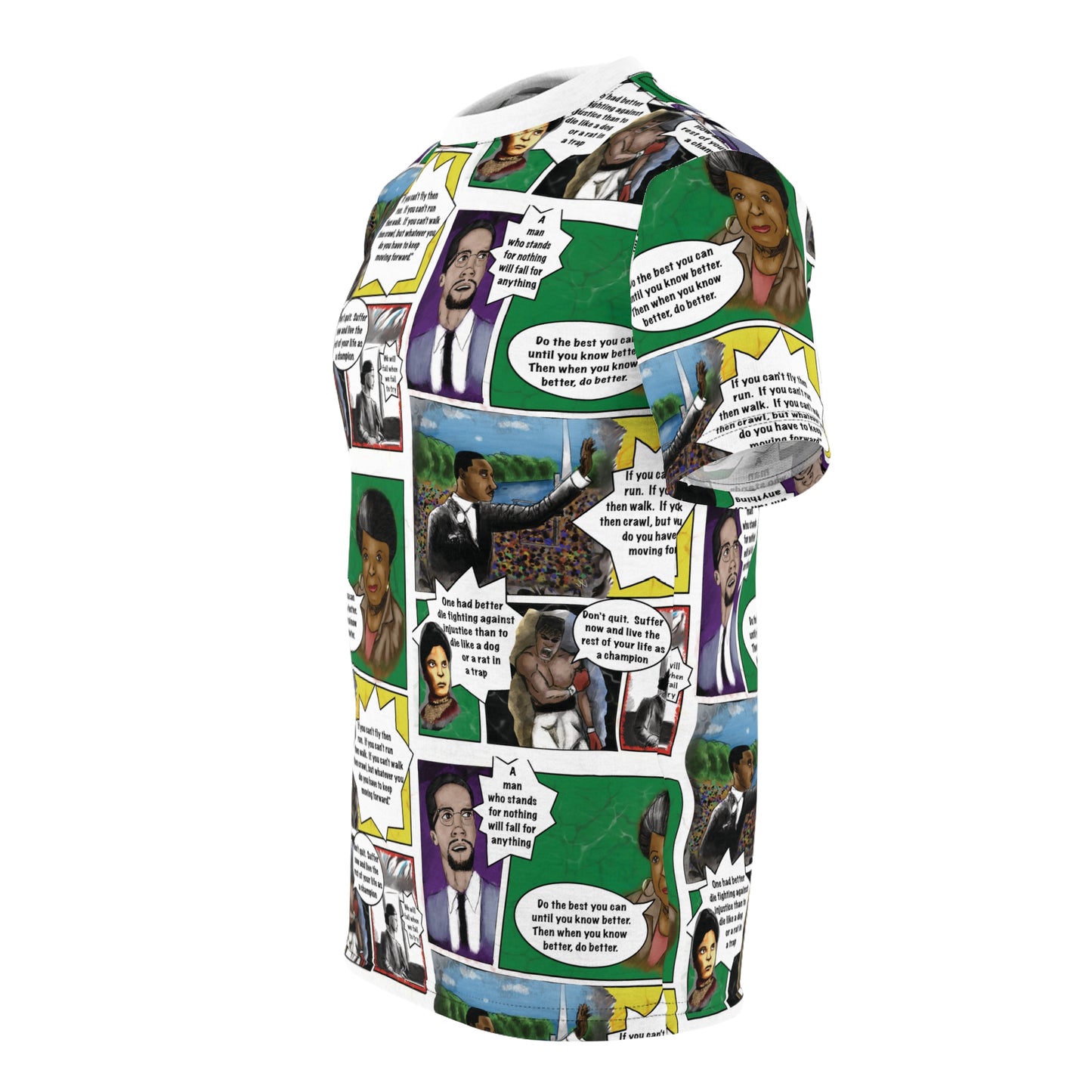 Black History Heroes All-Over-Print Deluxe TShirt