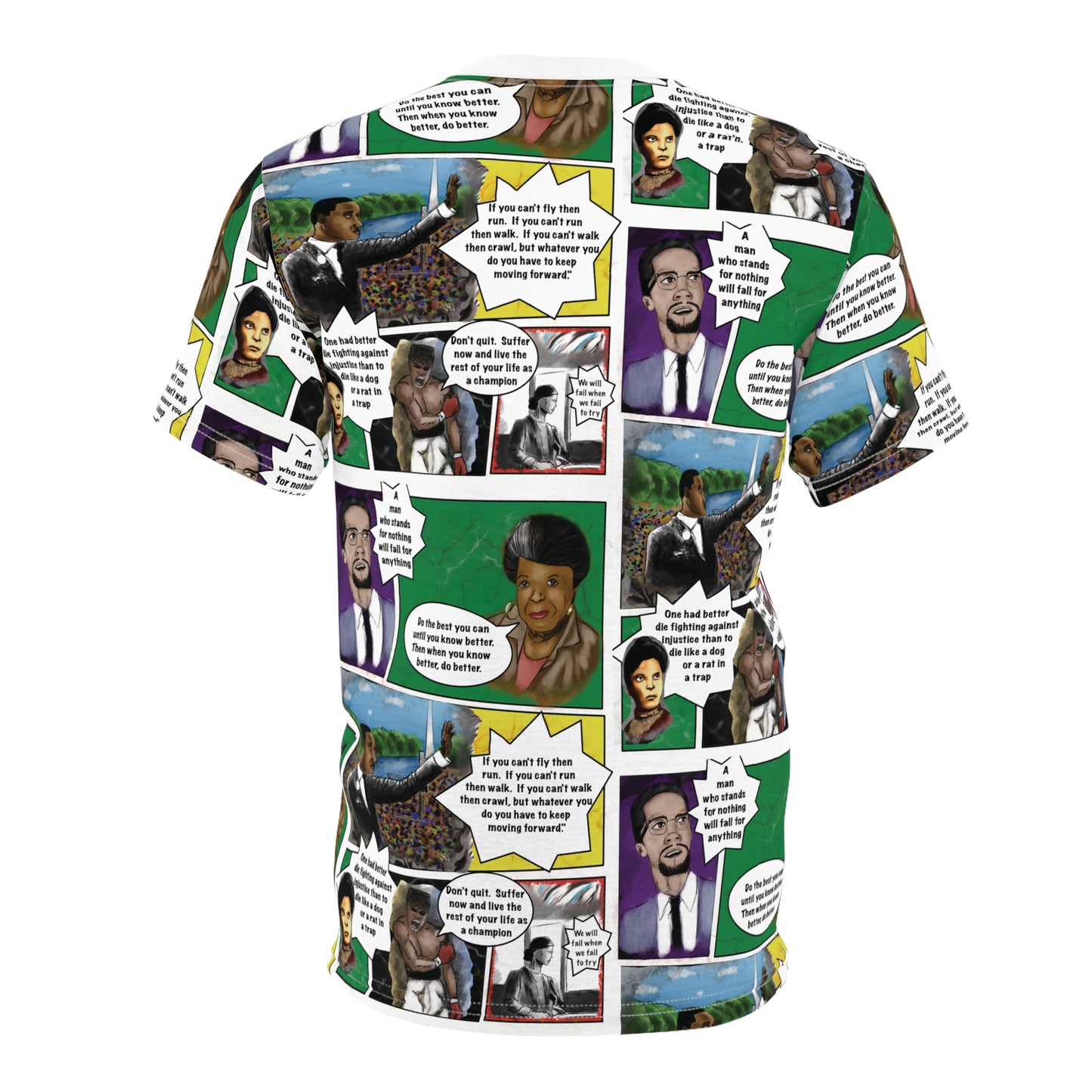 Black History Heroes All-Over-Print Deluxe TShirt