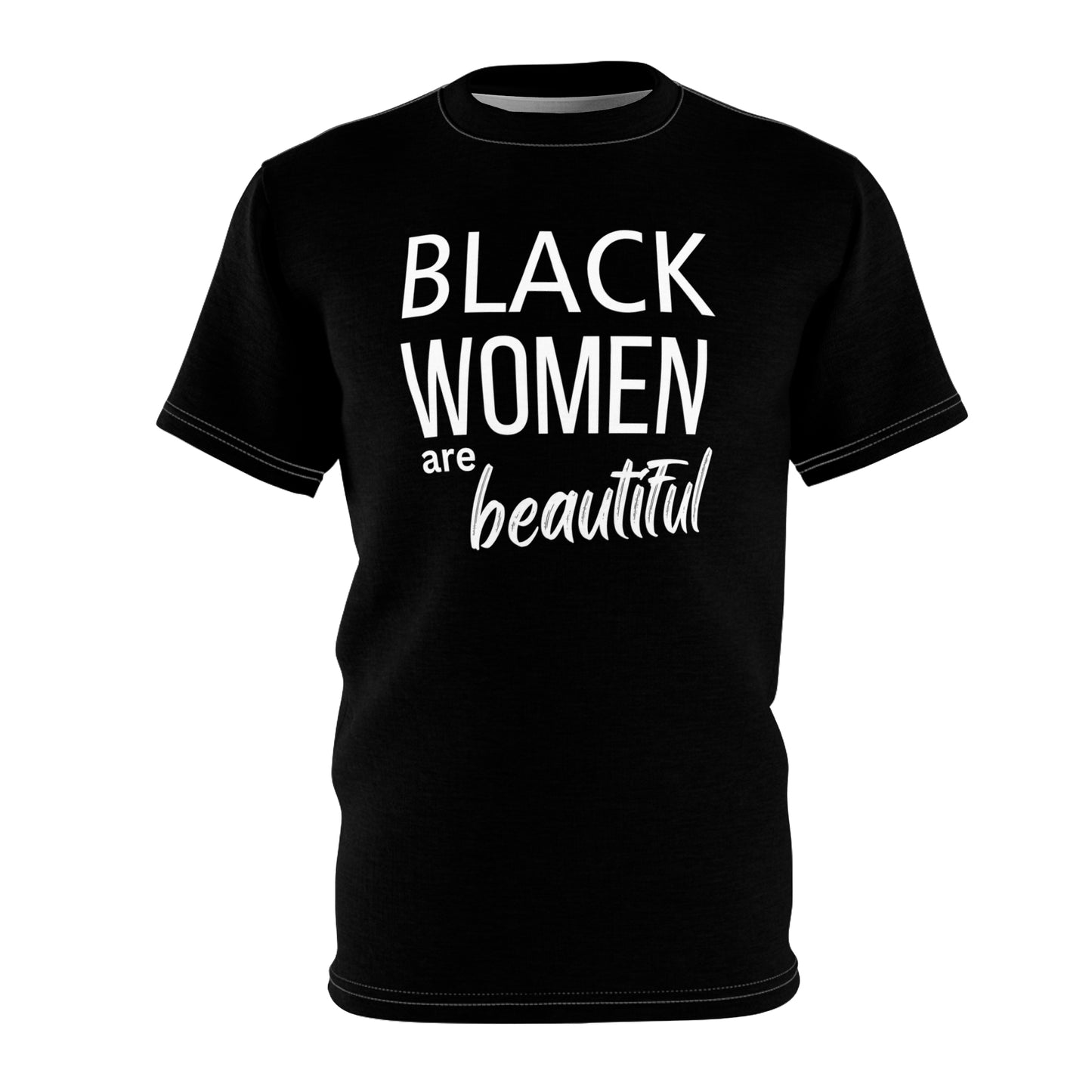 Black Women Are Beautiful Deluxe Top - Black