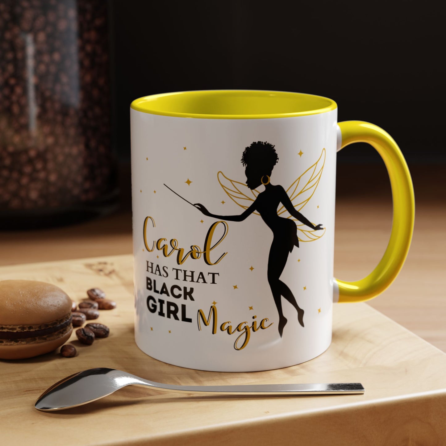 Black Girl Magic Mug, 2-Sided & Personalized
