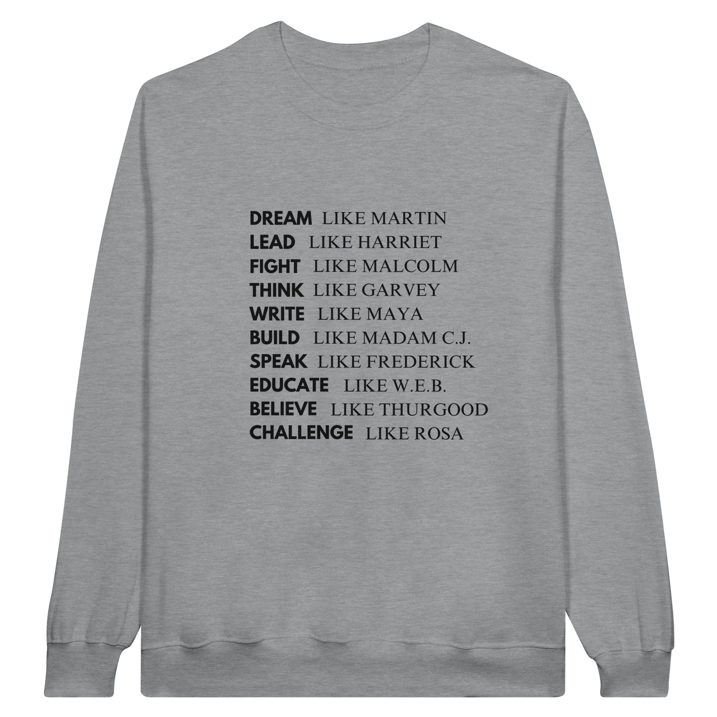 Dream like Martin Sweatshirt (light colors)
