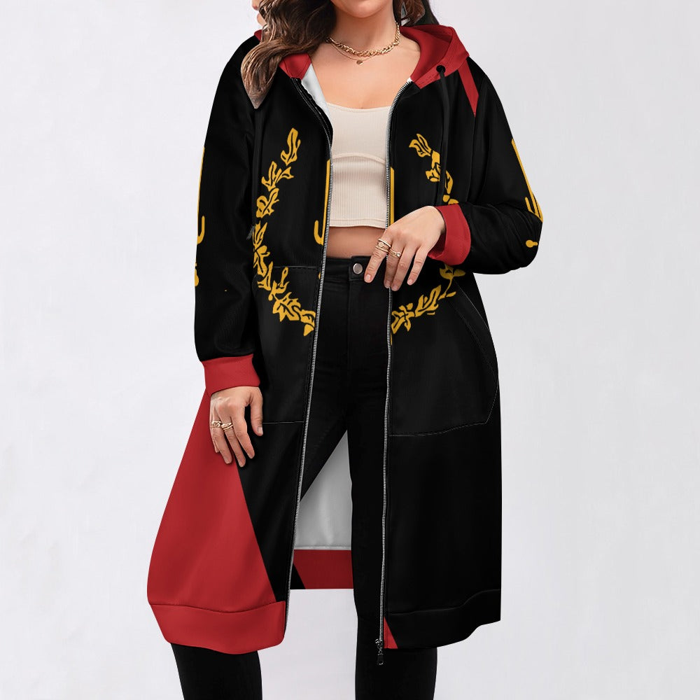 Women's Black Heritage 3/4 Hoodie