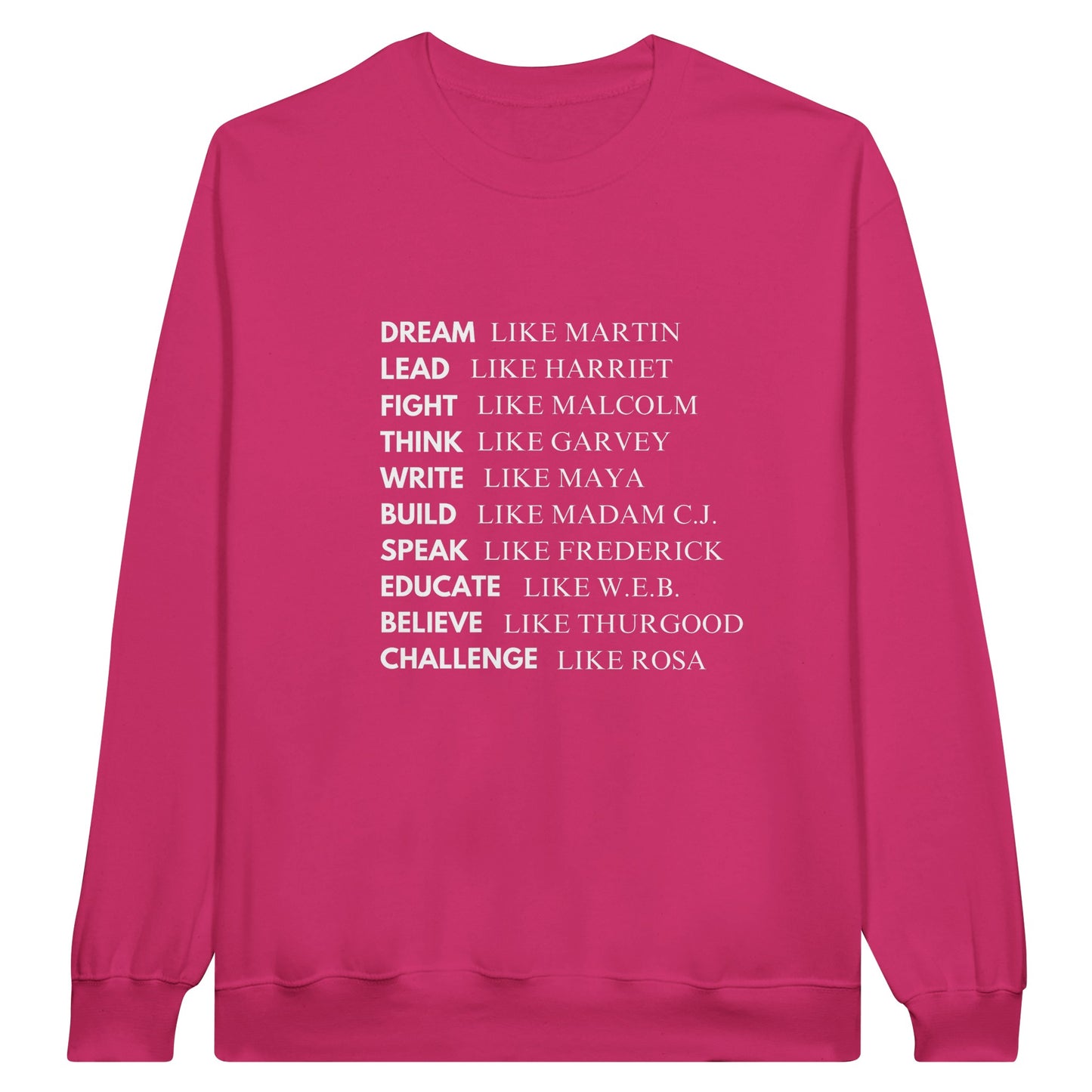 Black History Sweatshirt, White Letters (15 colors) - SALE! 20% Off at Checkout