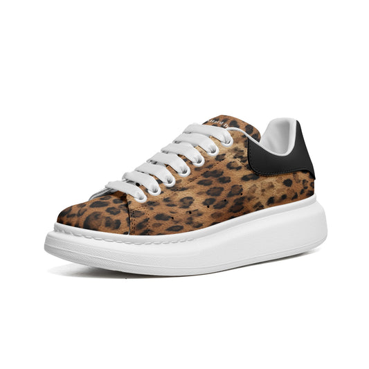 Oversized Sneaker - Brown Leopard