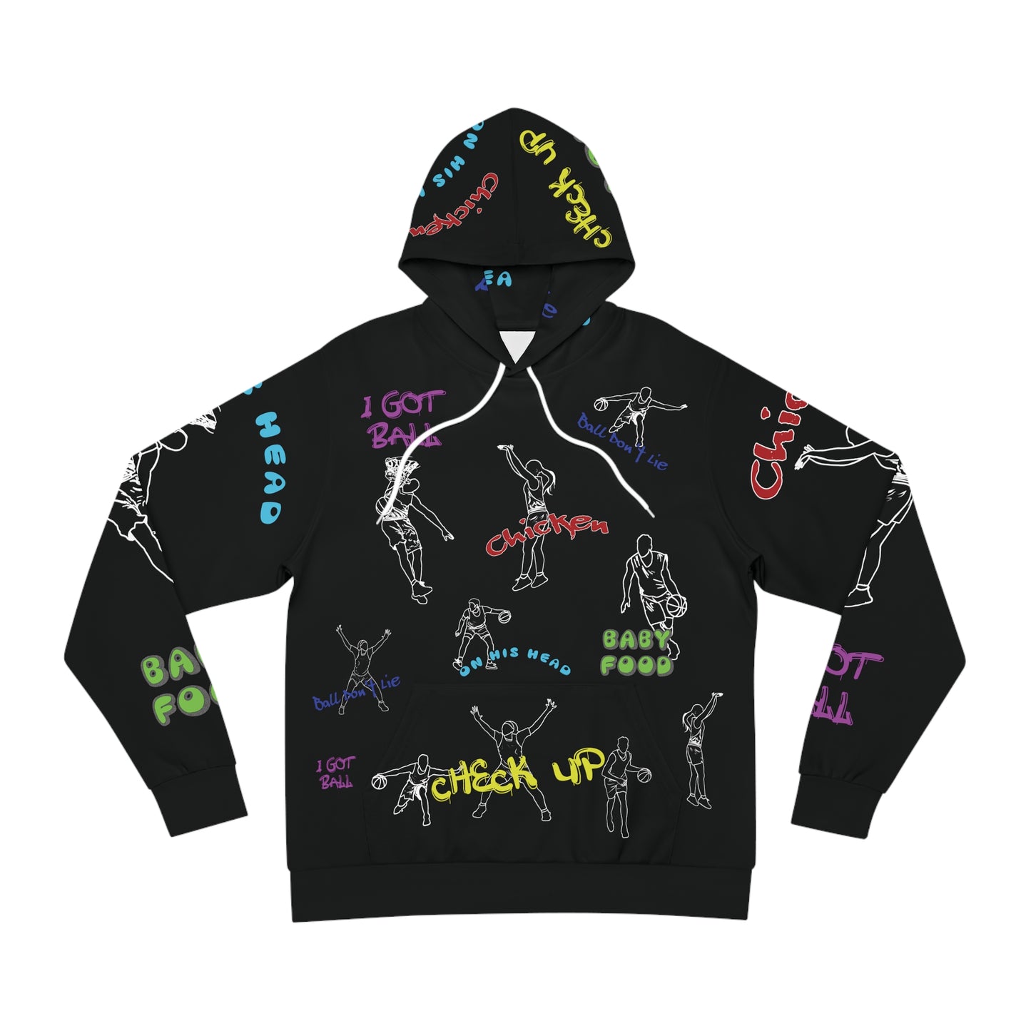 Baller Talk That Talk All-Over-Print Fashion Hoodie (VIP Members Save $10!)