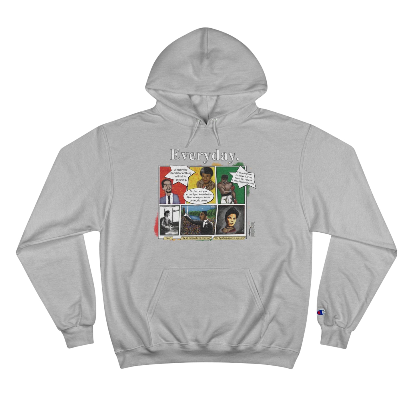 Black History Heroes - Champion Brand Hoodie (7 Colors)