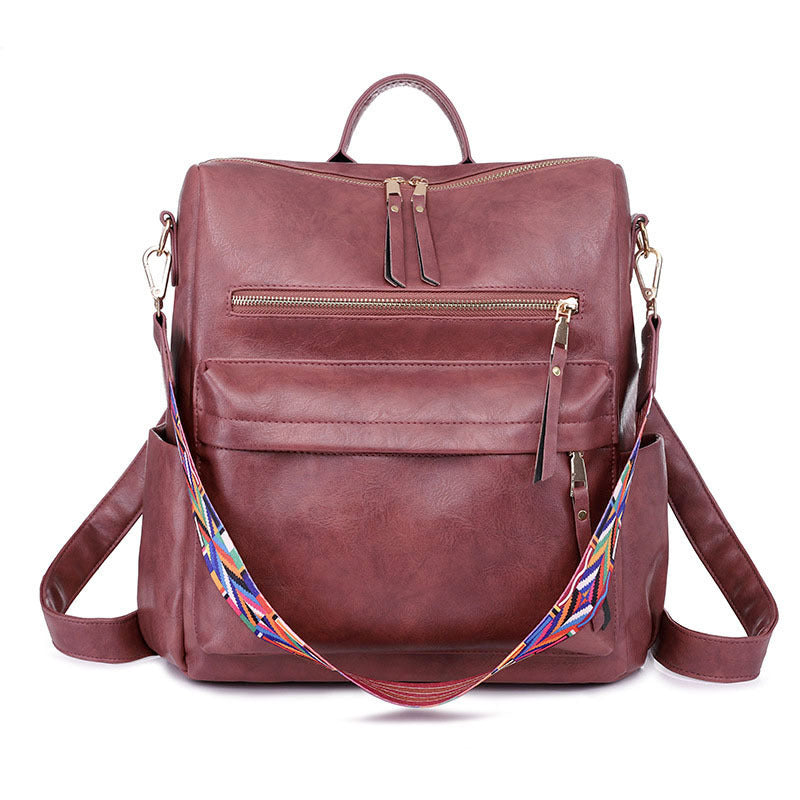 Large Soft PU Leather Backpack (Multiple patterns)