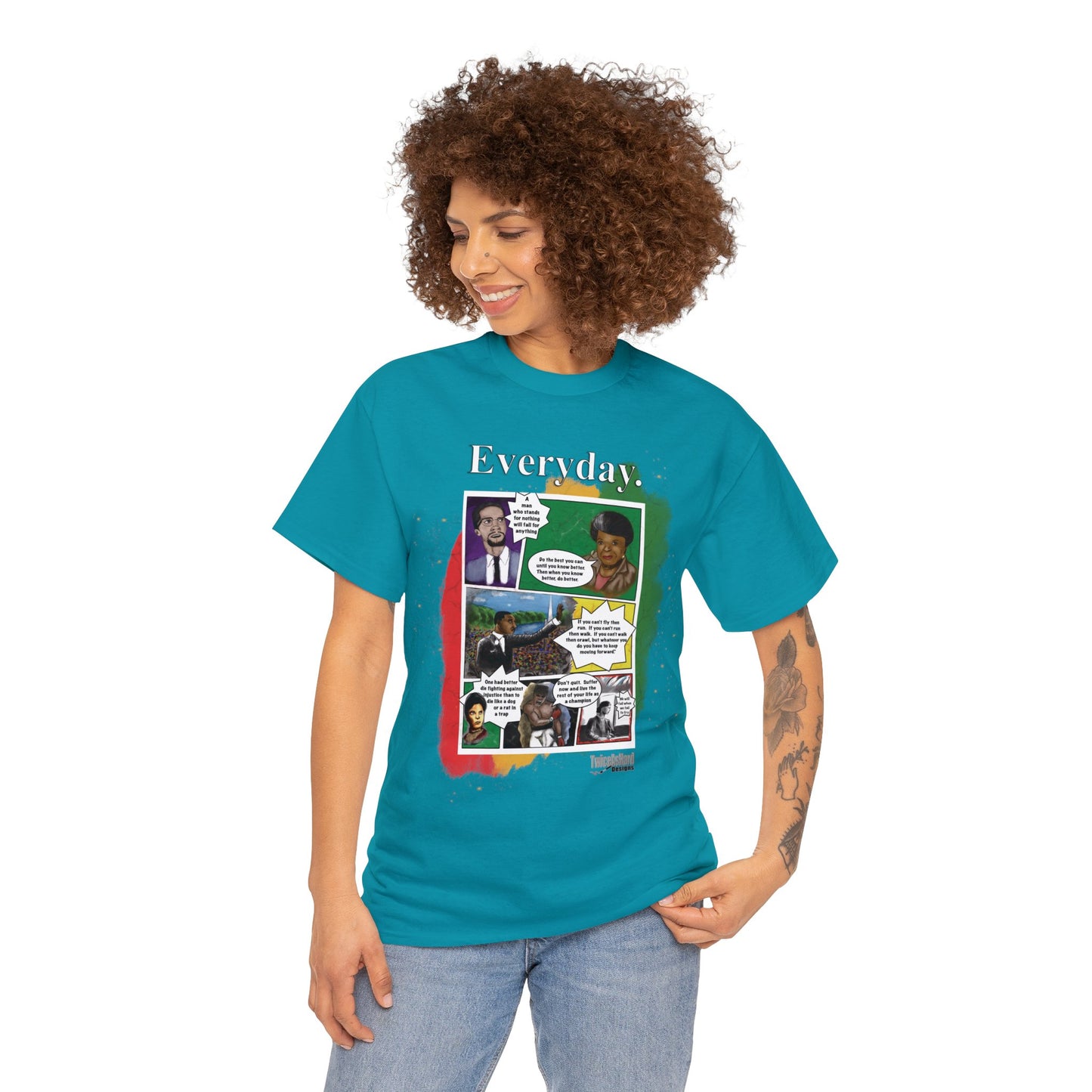 Black History Heroes Adult T Shirt (Multiple Colors)