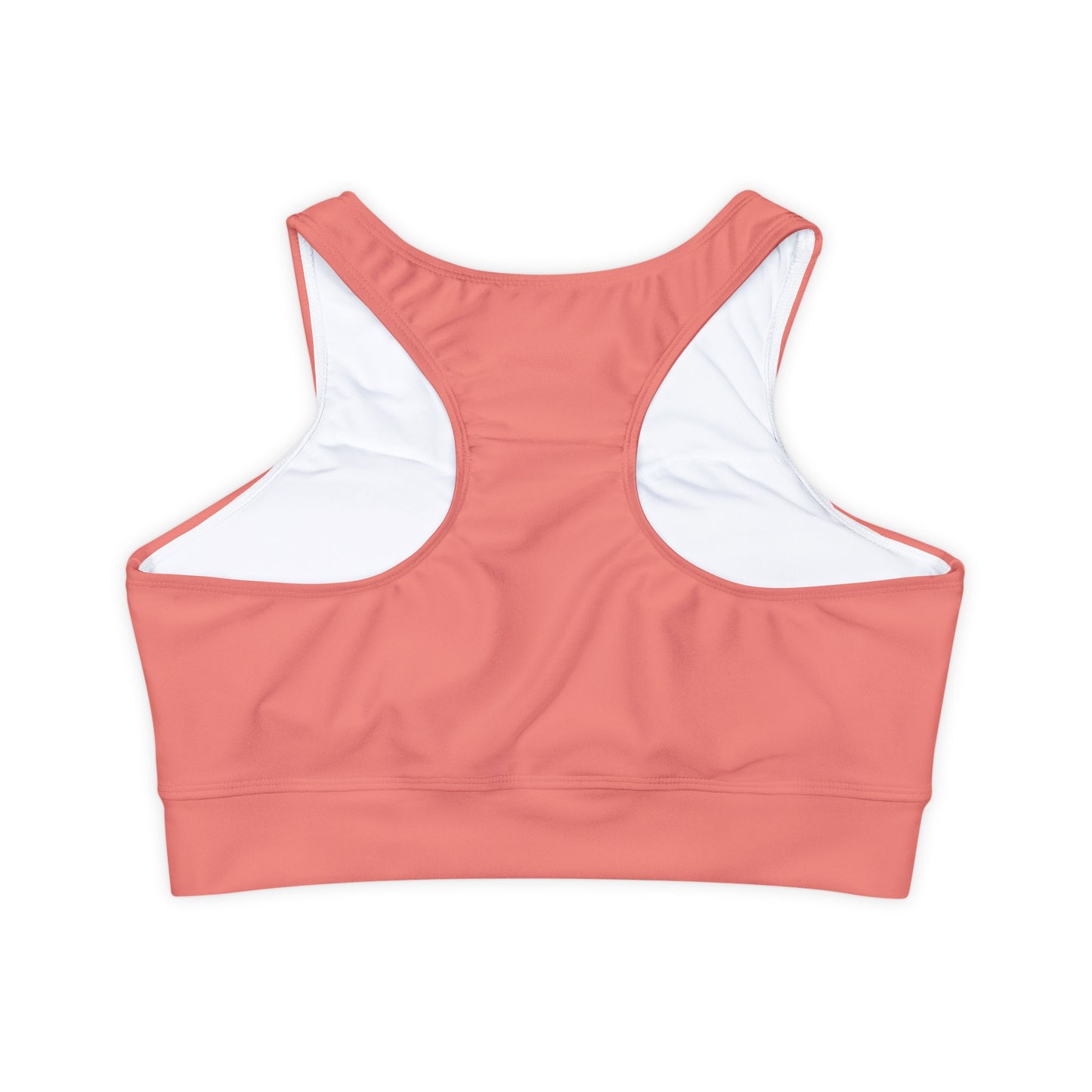 Petty Sports Bra Fully Lined with Removable Cups - Salmon