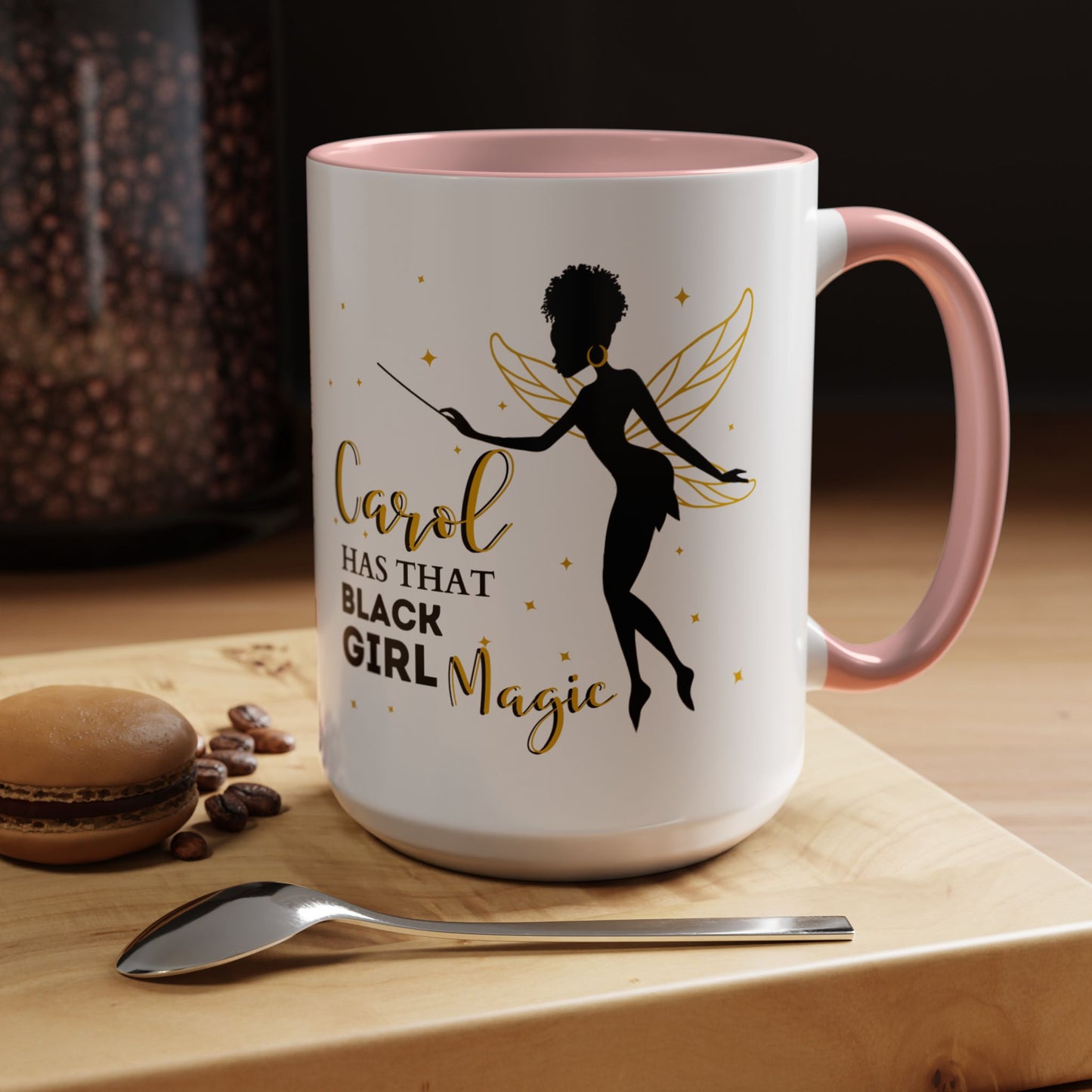 Black Girl Magic Mug, 2-Sided & Personalized