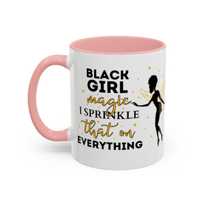 Black Girl Magic Mug, 2-Sided & Personalized