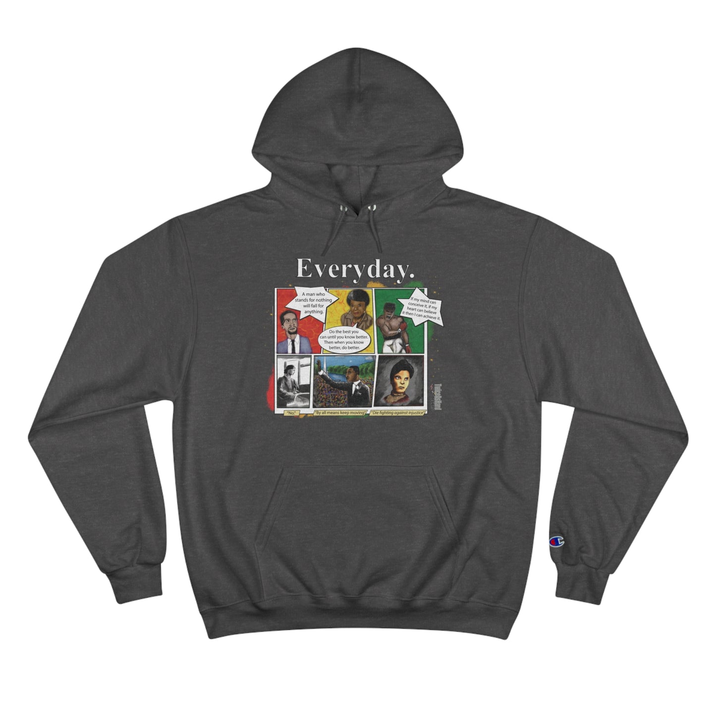 Black History Heroes - Champion Brand Hoodie (7 Colors)