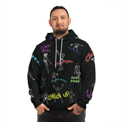 Baller Talk That Talk All-Over-Print Fashion Hoodie (VIP Members Save $10!)