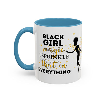 Black Girl Magic Mug, 2-Sided & Personalized