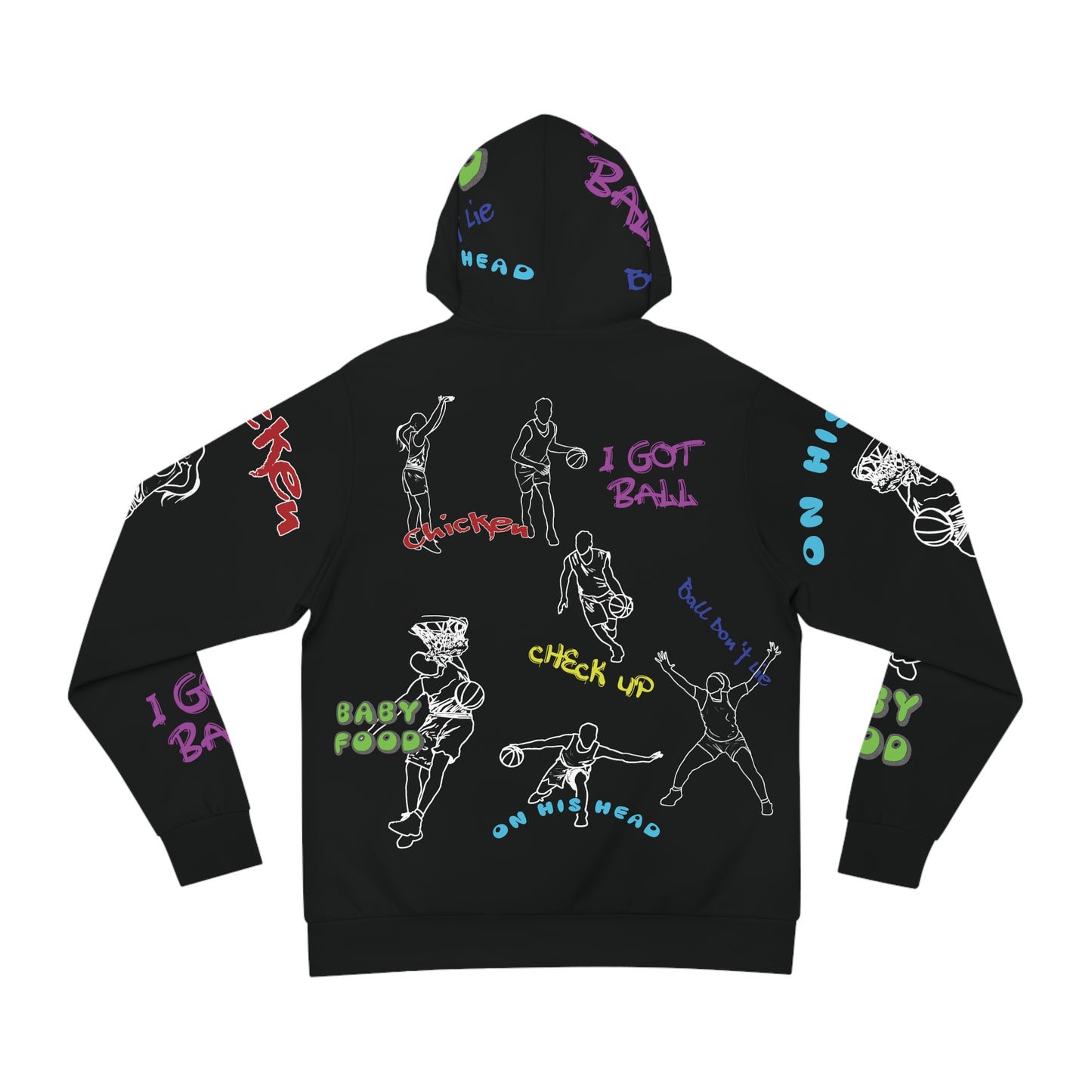 Baller Talk That Talk All-Over-Print Fashion Hoodie (VIP Members Save $10!)