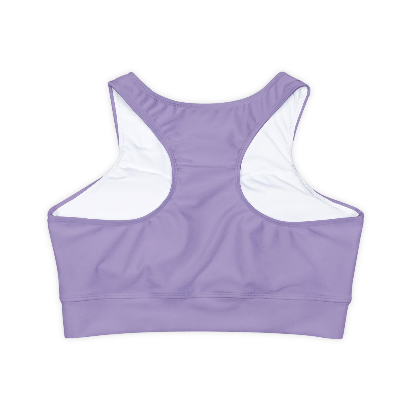 Petty Sports Bra Fully Lined with Removable Cups - Lilac