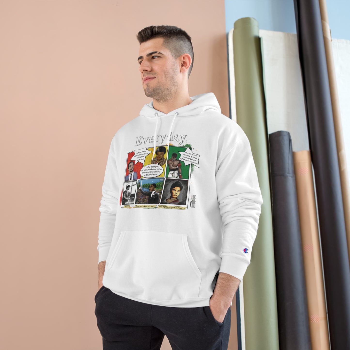 Black History Heroes - Champion Brand Hoodie (7 Colors)