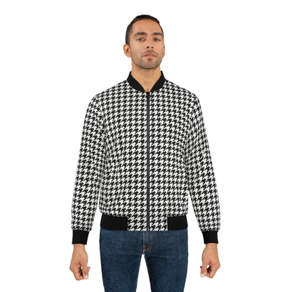 Bomber Jacket - Houndstooth