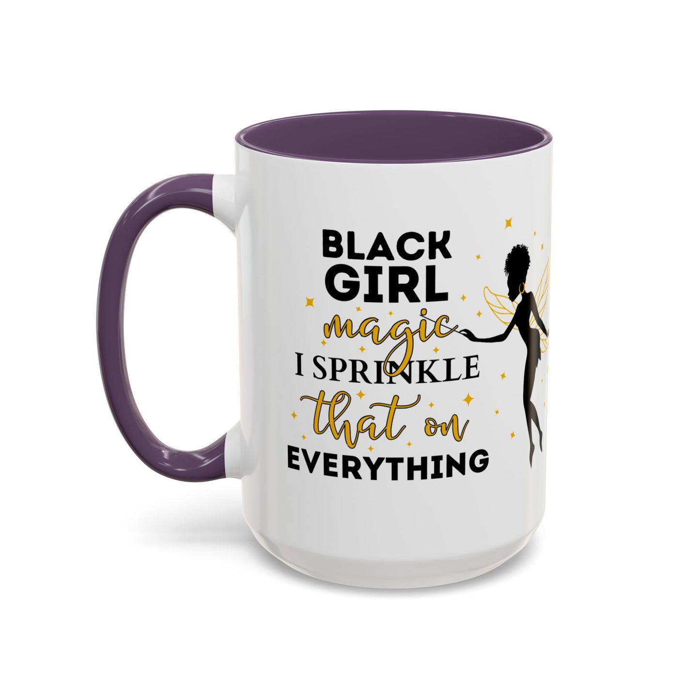 Black Girl Magic Mug, 2-Sided & Personalized