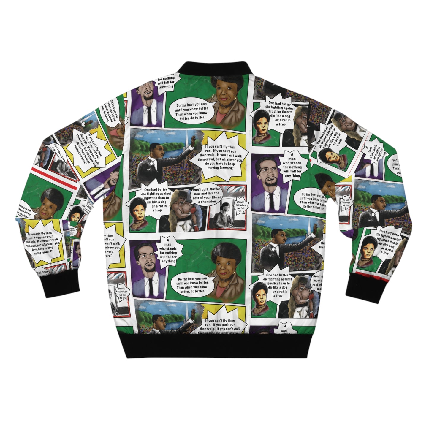 Black History Bomber Jacket