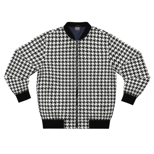 Bomber Jacket - Houndstooth