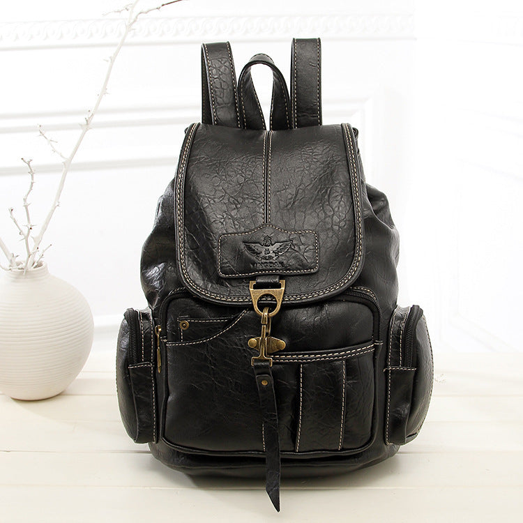 Retro shoulder backpack