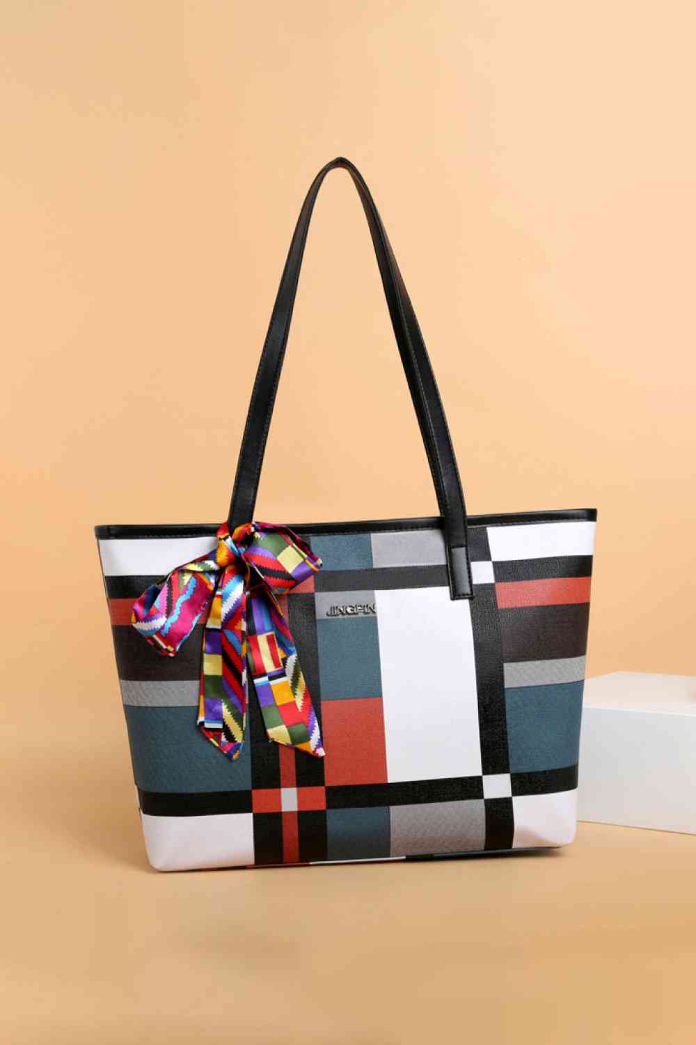 Block Design Tote Bag (3 options)