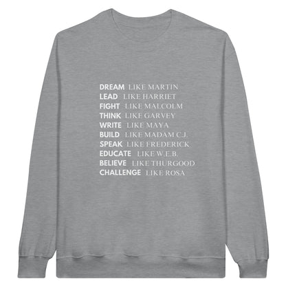 Black History Sweatshirt, White Letters (15 colors) - SALE!  20% Off at Checkout