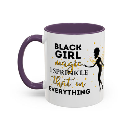 Black Girl Magic Mug, 2-Sided & Personalized