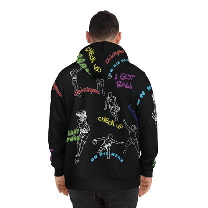 Baller Talk That Talk All-Over-Print Fashion Hoodie (VIP Members Save $10!)