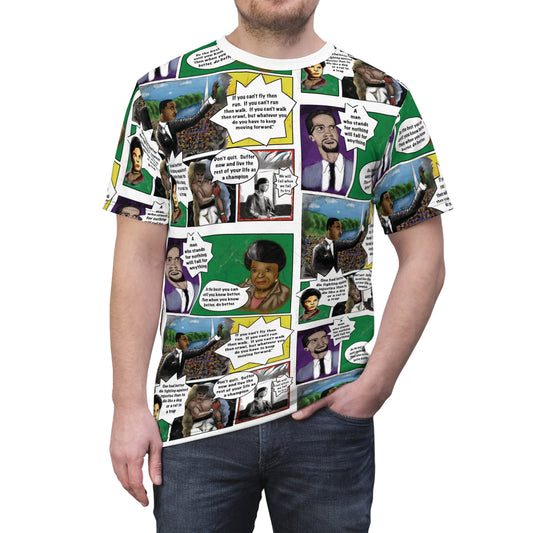 Black History Heroes All-Over-Print Deluxe TShirt