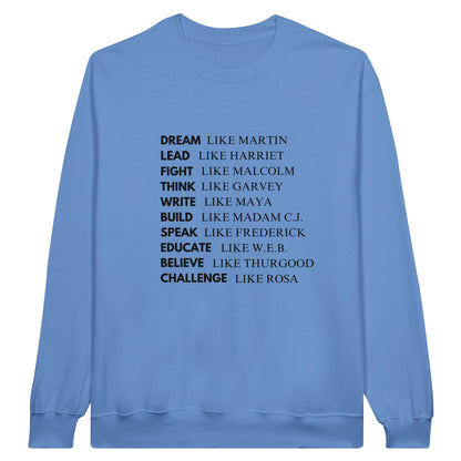 Dream like Martin Sweatshirt (light colors)