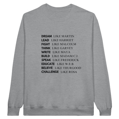 Dream like Martin Sweatshirt (light colors)