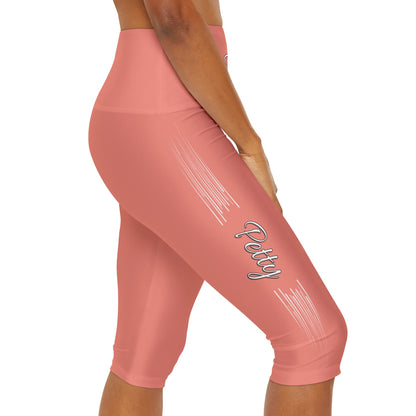 Petty Sportswear -  Capri Leggings - Salmon