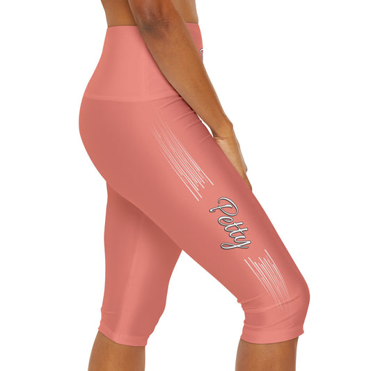 Petty Sportswear -  Capri Leggings - Salmon