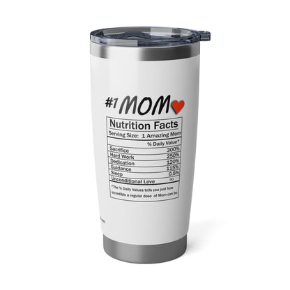 Personalized Mom Nutrition Facts Tumbler