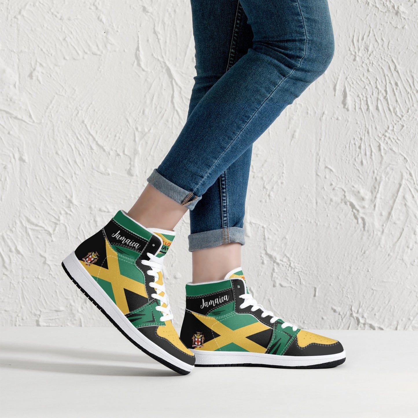 Jamaica Flag High Tops AJ1