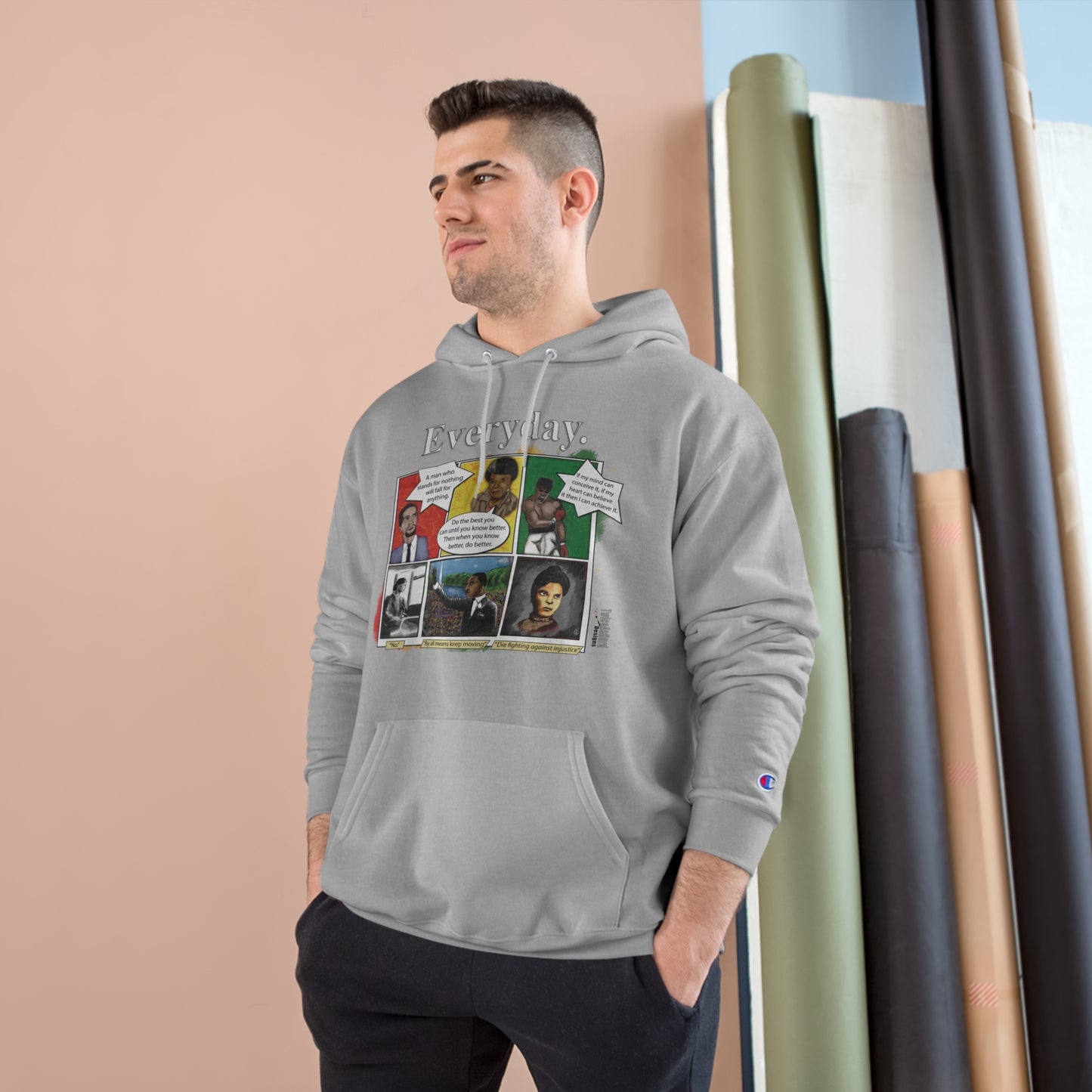 Black History Heroes - Champion Brand Hoodie (7 Colors)