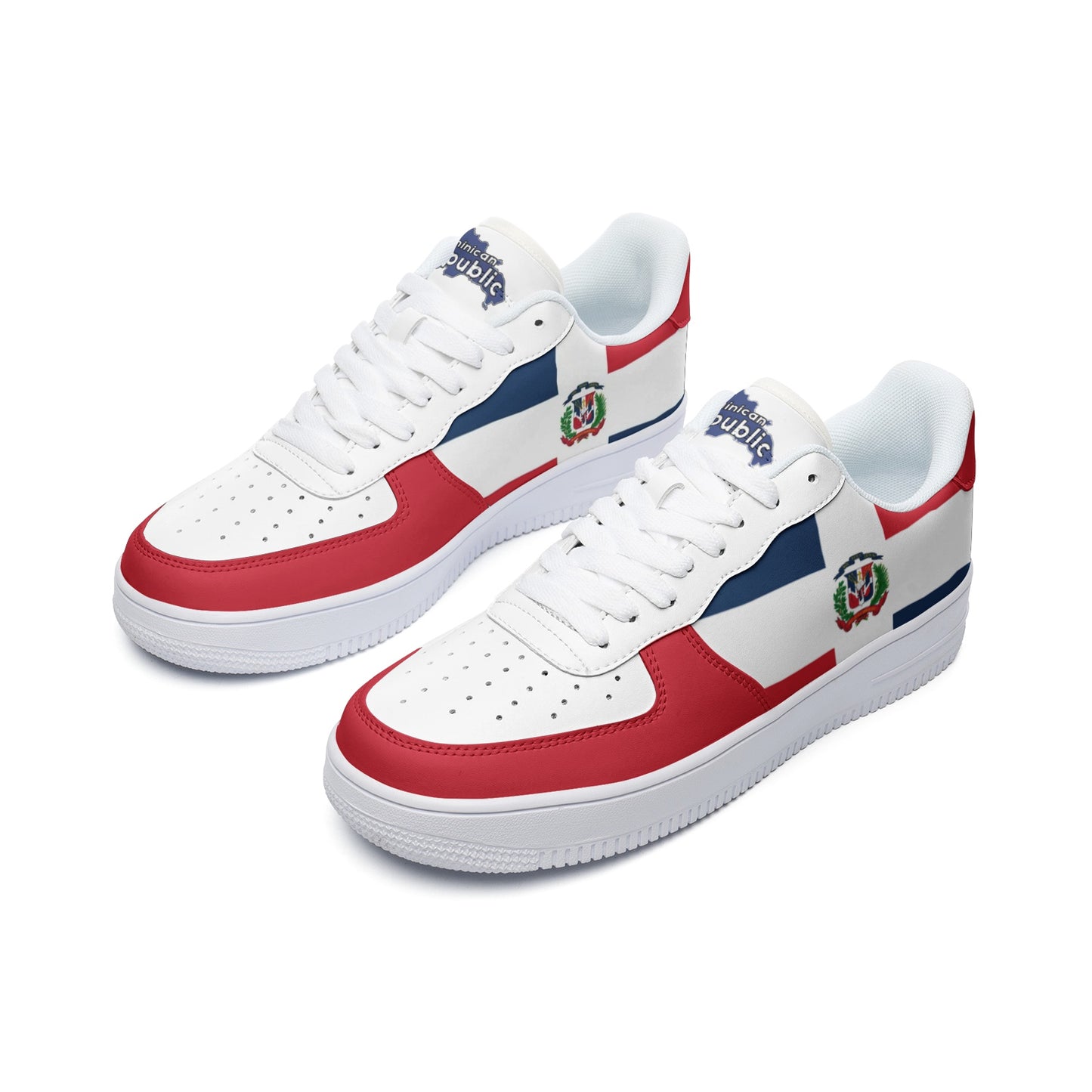 Dominican Republic flag sneakers side angle
