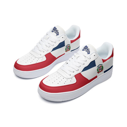 Dominican Republic flag sneakers side angle