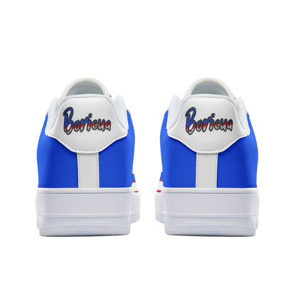 Puerto Rico sneakers heel view Boricua pride detail