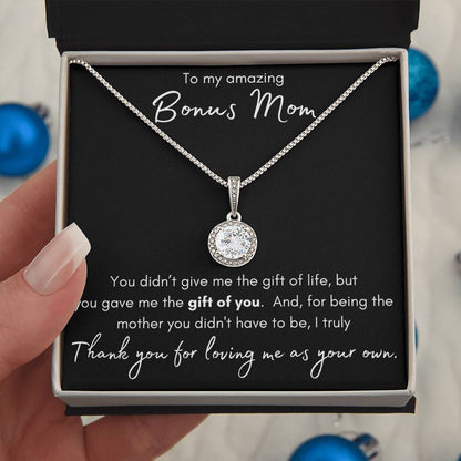 Bonus Mom, Step Mom, Step Mother, Mother In Law, Wedding Gift Necklace