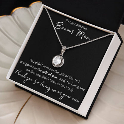 Bonus Mom, Step Mom, Step Mother, Mother In Law, Wedding Gift Necklace